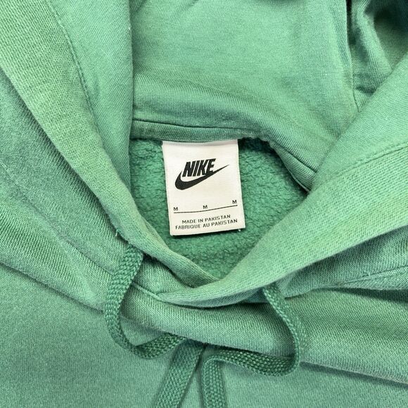 Nike Hoodie Sportswear Essentials+ Mens M Med Green Sweatshirt Swoosh DM8882-350 - Picture 6 of 13